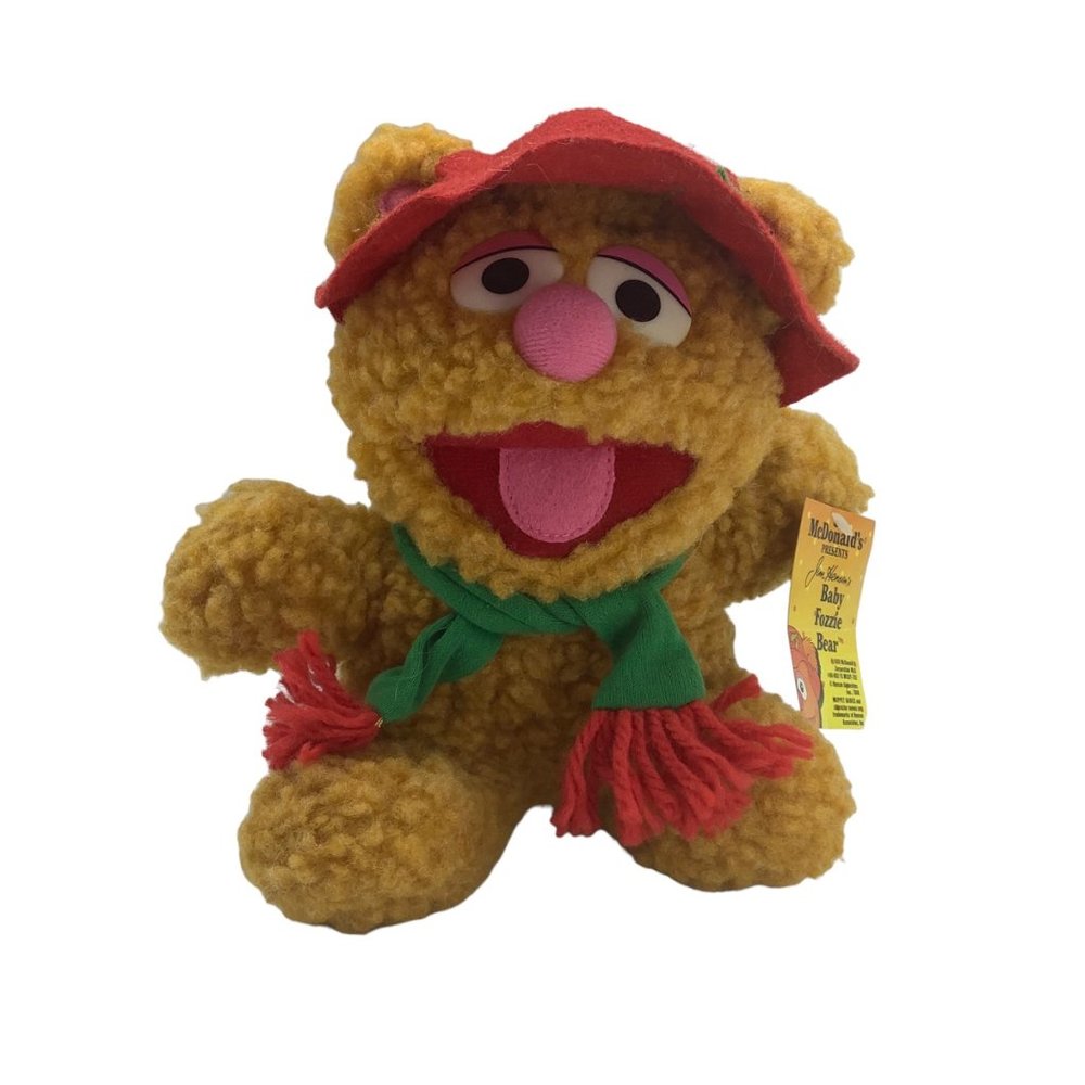 Vtg 1987 Jim Henson x McDonald's Baby Fozzie Bear Plush Stuffed Animal‎ Teddy 8"